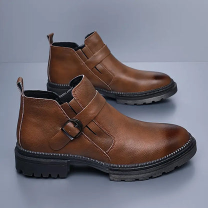 Liam | Botas ranger de piel para hombre