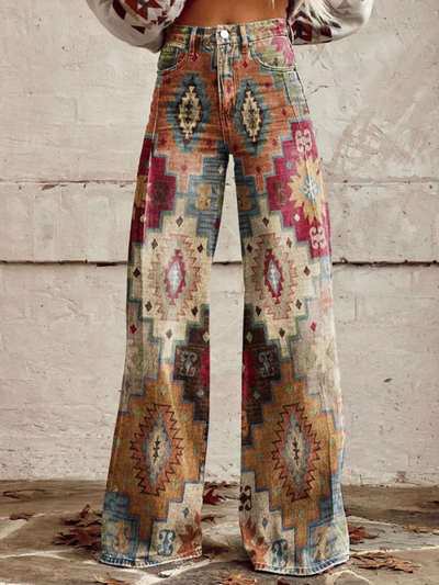 Electra | Pantalón ancho vintage boho