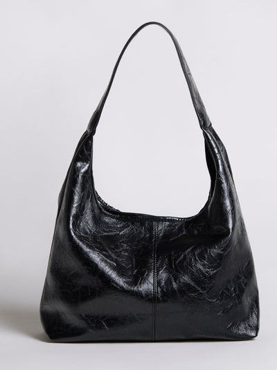 Bolso de mano Scarlett de piel desgastada