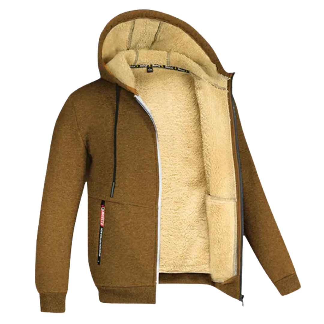 ARIE | CHAQUETA DE INVIERNO PARA HOMBRE CON CAPUCHA Y POLAR