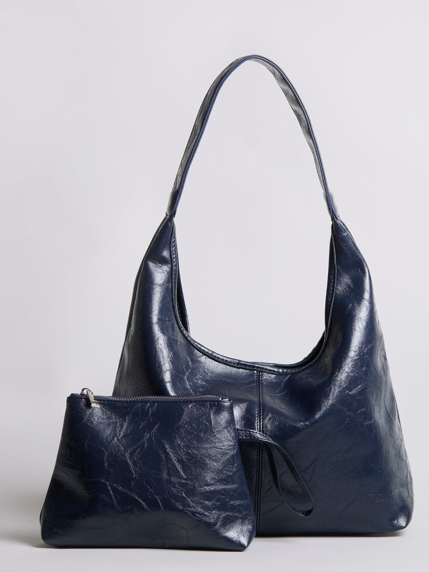 Bolso de mano Scarlett de piel desgastada