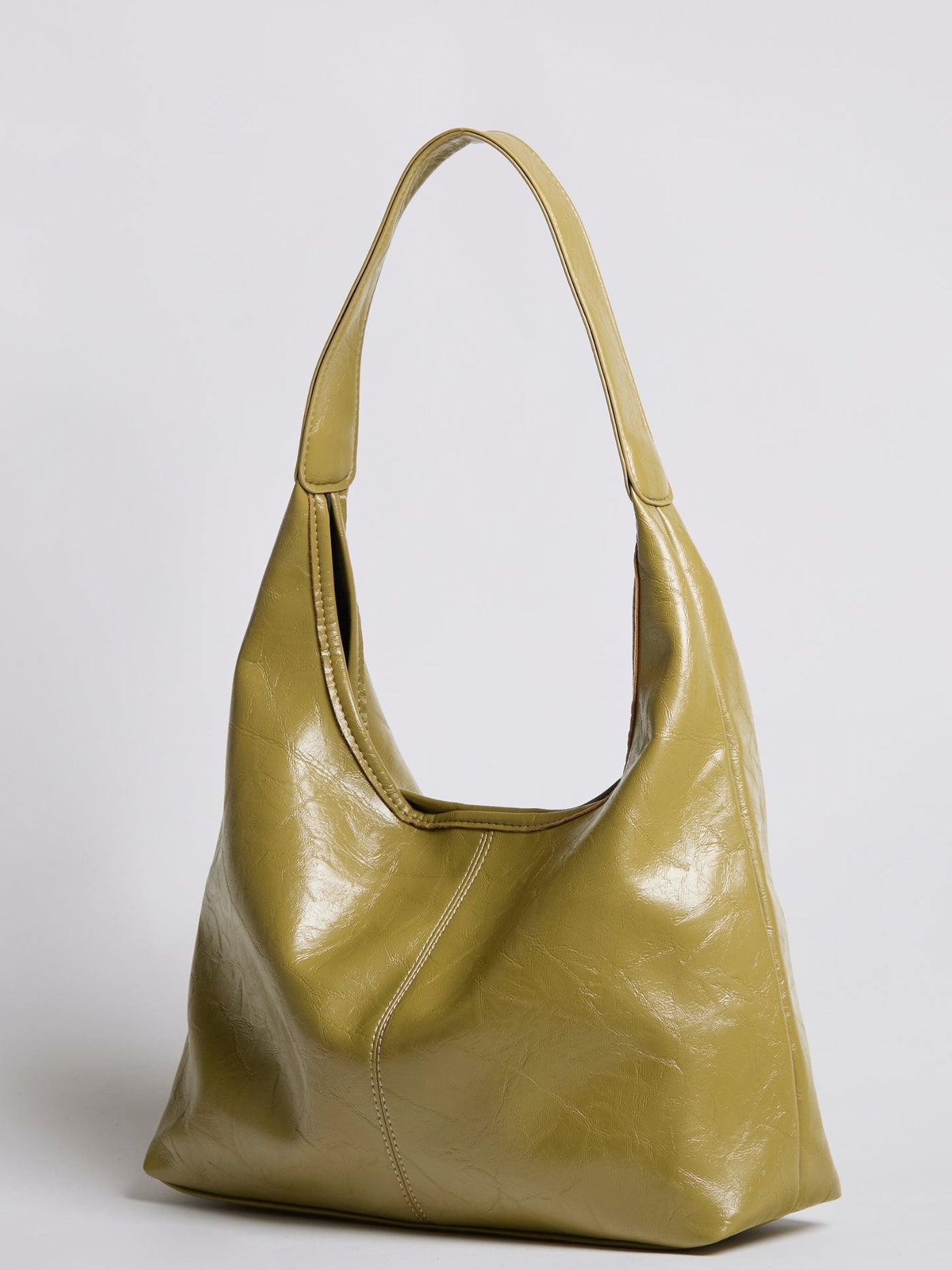 Bolso de mano Scarlett de piel desgastada