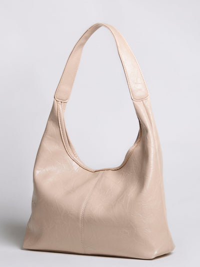 Bolso de mano Scarlett de piel desgastada