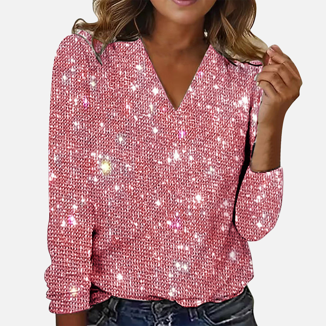 Teresa™ | Blusa elegante brillante