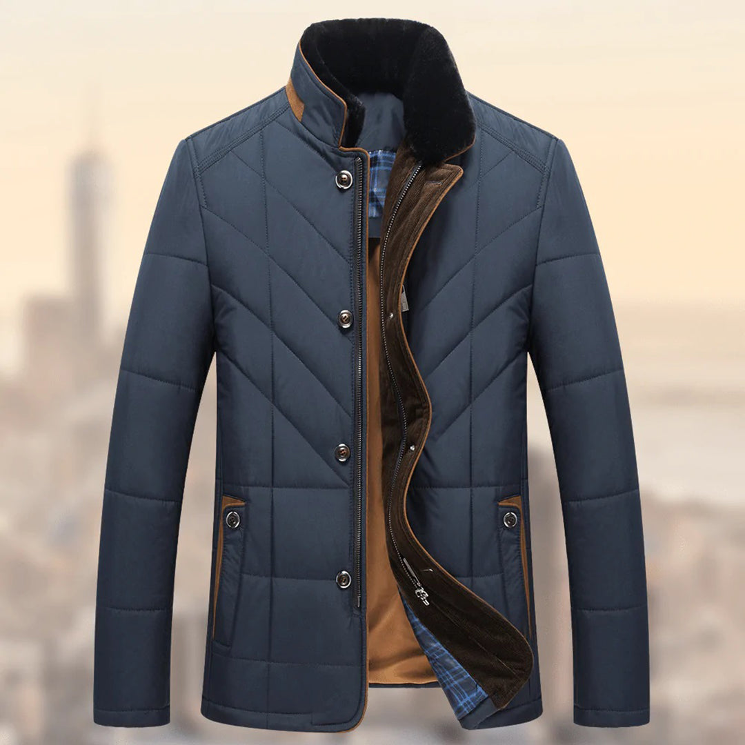 Elegante chaqueta de invierno para hombre