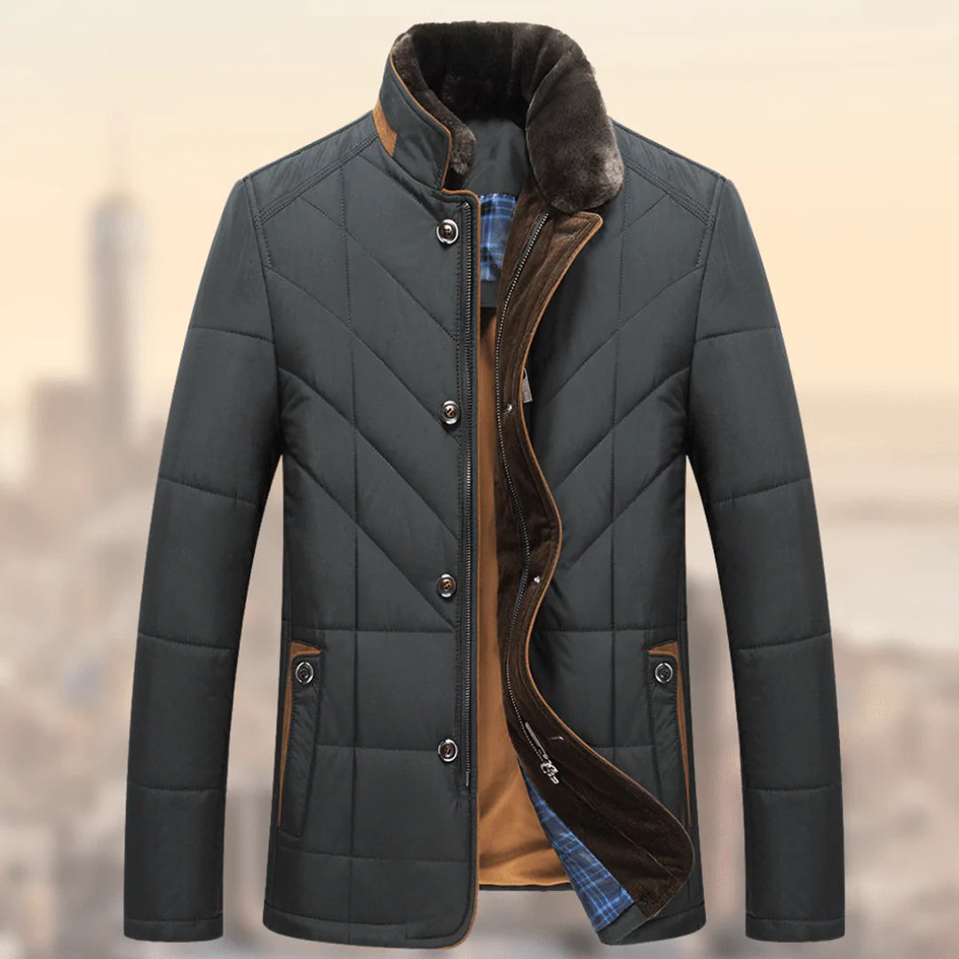 Elegante chaqueta de invierno para hombre