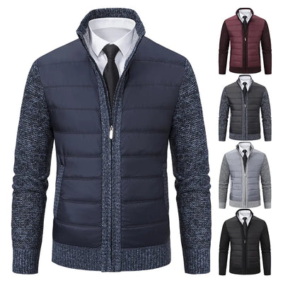 Cárdigan de invierno para hombre versátil