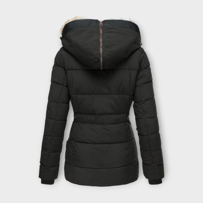 Emine - Acogedora chaqueta forrada de piel