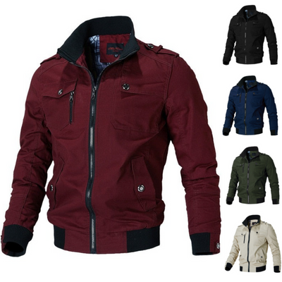 Chaqueta bomber con estilo para hombre