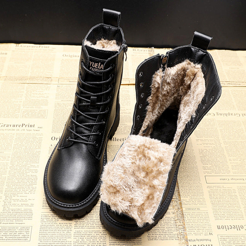 Lola - Lujosas botas de invierno negras