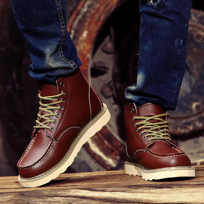 Dustin | Botas de invierno de cuero