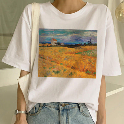 Camiseta con estampado de Van Gogh