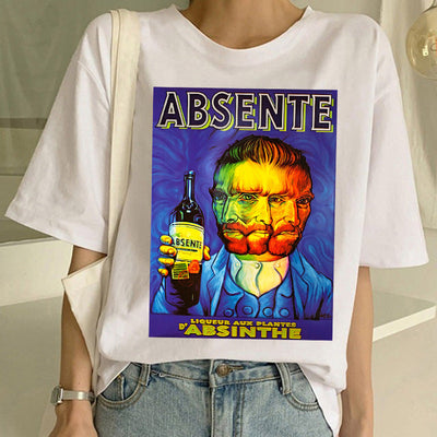 Camiseta con estampado de Van Gogh