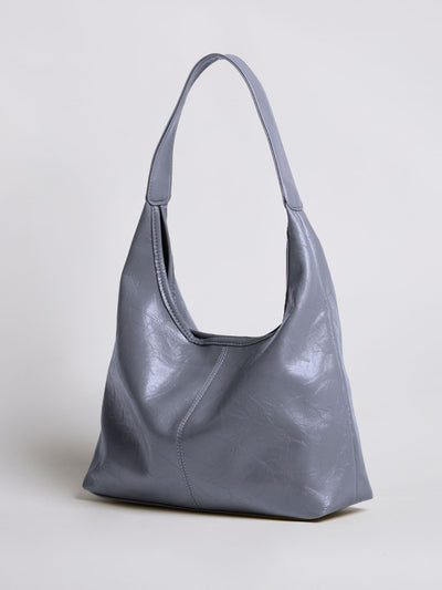 Bolso de mano Scarlett de piel desgastada